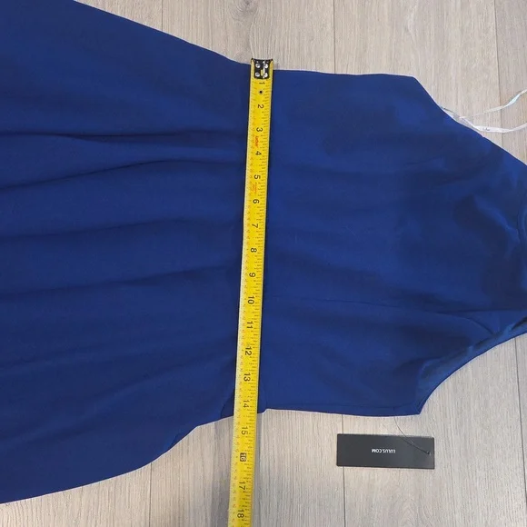 NWT- Irresistible Charm Royal Blue Midi Dress - Picture 8 of 8